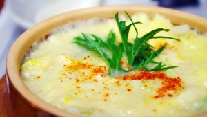 手作り雑炊のフリー写真